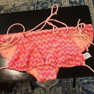 5 For 25.00/OP juniors XL Used bikini,ties.